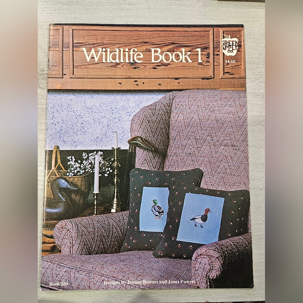 Wildlife Book #1 Mallard Duck Wood Duck Canada Goose Counted Cross Stitch Book